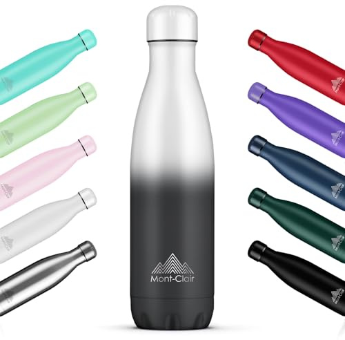 LO Botella Térmica Acero Inoxidable, Isotérmica, sin BPA, 1 L