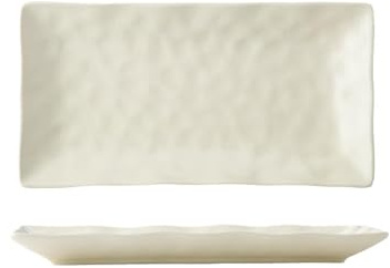 European-style cream wind household ceramic bowls with underglaze color and high-temperature resistant soup bowls and plates-off-white 12-inch fish plates