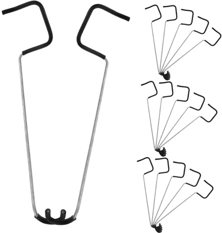 TOYANDONA Outils de Formation des Plantes 20 Pièces en Acier Pinces de Cintrage pour Branches D’Arbres Fruitiers et Plantes Grimpantes Adaptées au Jardinage Extérieur