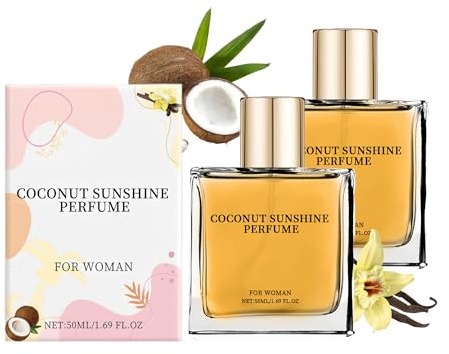Vanilla Fragrance, Vanille Coconut Passion Bodyspray, perfume women, Langanhaltendes Vanilla Parfüm für Haare & Körper, Eau de Parfum Für damen, Duftspray für Unterwegs, Frische (50ml, 3)
