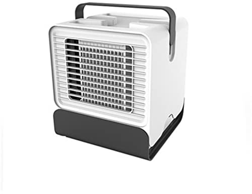 LRFVADW Aire Acondicionado Portátil Ventilador portátil, enfriador de aire, mini ventilador verano, acondicionado(White)