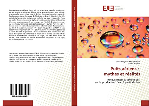 Puits aériens : mythes et réalités: Travaux russes & soviétiques sur la production d’eau à partir de l’air