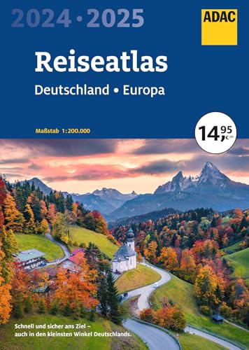 ADAC Reiseatlas 2024/2025 Deutschland 1:200.000, Europa 1:4,5 Mio. (ADAC Atlas)