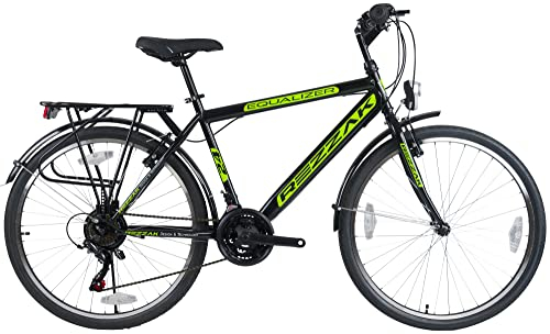 Rezzak 24 Zoll City Fahrrad Jungenfahrrad Kinderfahrrad City Bike 21 Gang schwarz grün NEU-047