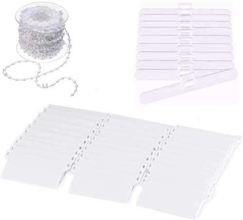 Vertical Blind 89mm Vertical Blind Bottom Weights Top Hangers and Bottom Chain Repair KIT (24)