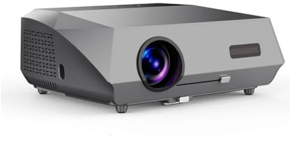 VVHUDA Resolution 1080P Projector for Movies Android Wifi Home Theater 16000LM Daylight Video Projectors (D As shown) small gift