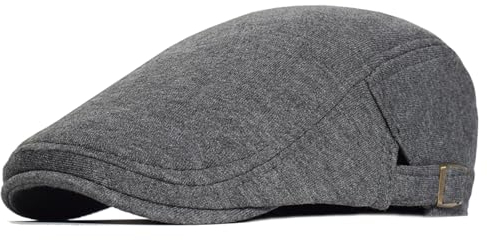 SAKTHIVEL Schiebermütze Herren Baumwolle Schirmmütze Barett Flatcap, Baskenmütze Gatsby Newsboy Cap