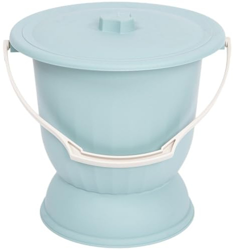 Lipfer Chamber Pot,Bedside Urinal with Lids,Commode Bucket with Lid and Handle,Portable Urinal Bucket Spittoon, Urine Bucket Bottle for Pregnant Elderly Children Women and Men