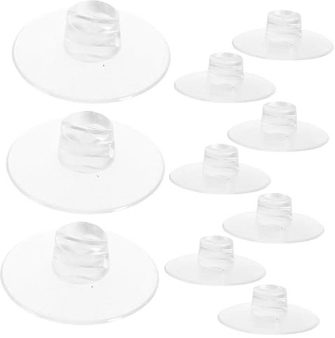 Garneck 12pcs Suction Cup Wire Organizer Cable Clips for Kitchen Bathroom Wall Holder