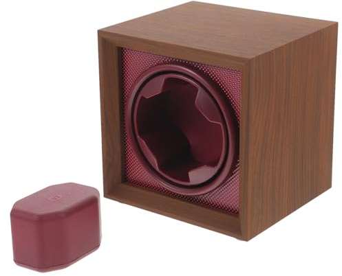 Braune Drehbare Uhrenbox 1 0 mit 3 Stufen, Mechanischer Uhrenbeweger | Holz, Mdf und Abs, Leise Laufend per Netzbetrieb, Geschenkidee zum Geburtstag für Familie, Freunde und Partner