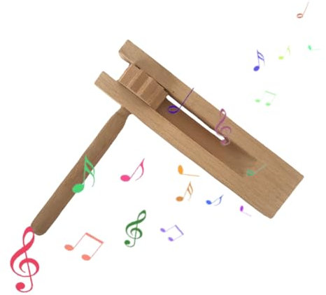 OUDQFCJ Lot de 1 cliquets à cliquet en bois, bruyants, cliquets en bois, cliquets à cliquet en bois, bruyants pour enfants, événements sportifs, fêtes de jeux