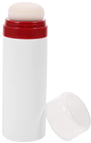 Abaodam Tragbare Puder Aufbewahrungsflasche Babypuder Kasten Mit Quaste Kompakt Kunststoff Für Zuhause Und Reisen