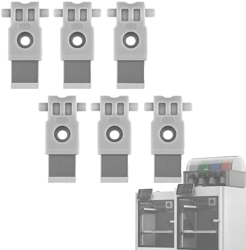 3D-Drucker Filament Cutter,3D Drucker Werkzeugkopf Schneider Scraper | Filament Shredder Ersatz,Kompatibel mit Bambu Lab A1/A1 mini/P1P/P1S/X1C/X1E,6 Stück