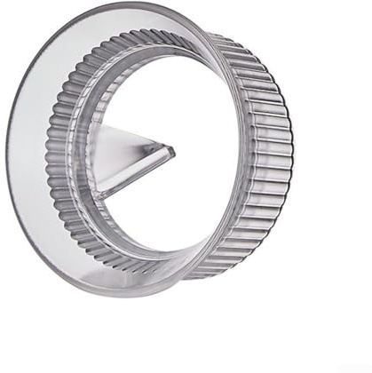 Dosatore per moka con funzione rotante, 82 mm e 90 mm, strumenti per caffè espresso per una preparazione fluida (trasparente 82 mm)