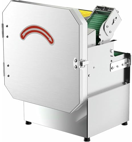 200 W elektrisk grönsakshackare och skivare, automatisk matberedare, justerbar tjocklek 1,5-35 mm, idealisk för tärning av morötter, potatis, lök
