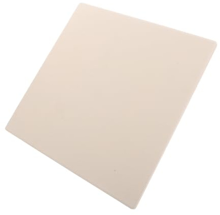 TINEASUR Pierre à Pizza Carrée en Cordiérite Beige Résistante aux Rayures, Facile à Nettoyer, pour Cuisson Four et Barbecues en Extérieur