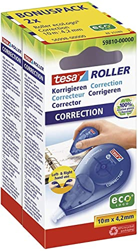Tesa® ecoLogo Correction Rollers Pack of 2