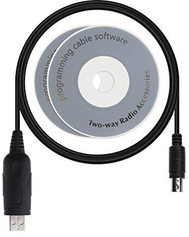 OTOTEC USB to 8 Pins CT-62 CAT Programming Cable & CD Compatible with YAESU FT 857 857D FT100 817 817D VX 1700 Radio Walkie Talkie 1.8M