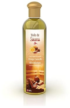 Camylle - Sauna-Aufguss Orange Zimt - Ausgezeichneten Sauna-Aufguss aus Hochwertigen und Naturreinen Ätherischen Ölen - Wohltuend mit warmen und würzigen Aromen - 250ml