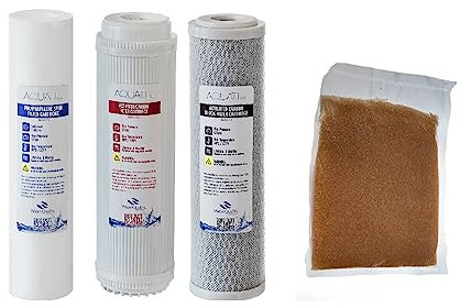 Aquati Filters Replacement Set for 5 Stage Reverse Osmosis 5 RO DI Water Filtration Systems 10