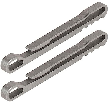diyfixlcd 2 Stück Hakenöffner Titan Schwerer Schlüssel Flasche Schlüsselanhänger Ausrüstung Outdoor Verriegelung Clip Halter Clips Schnalle Gürtel Schlüsselanhänger Ring Duty Legierung EDC Karabiner