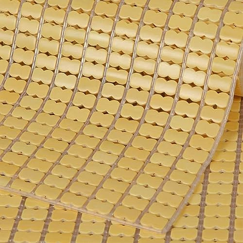 Natur Bambusmatte Sommer Isomatte Schlafmatten Bambus Sitzkissen Mat Stuhlkissen Rücksitzmatte Erfrischende Atmungsaktive Mattress Kühlmatte für Bett Chair Sofa Autositz,Anpassbar (50*180cm)