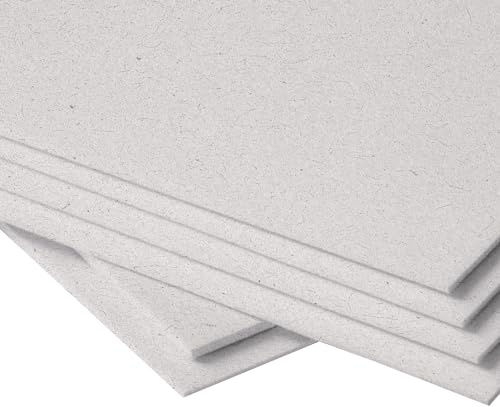 Papercutz A3 Greyboard Sheets for Craft, (50 Sheets – 1.5mm Thickness) Bookbinding, Modelling, Mounting Art Prints & Photographs, Durable, 100% Recycled Thick Backing Cardboard