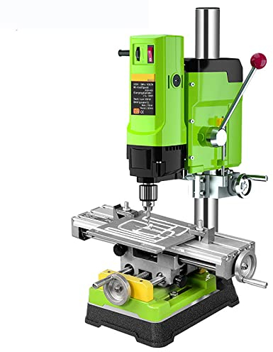 Mini Taladradora De Banco, 1050 W Mini Taladradora De Banco Eléctrica Portabrocas De 3-16 Mm, Velocidad De 6 Velocidades Y Altura Ajustable, Para Taladrado De Madera Y Plástico Metal