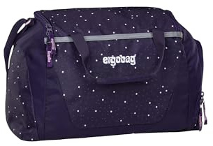 ergobag sportväska med våtfack, 20 liter, barnsportväska, simväska, unisex, olika motiv, Stjärnguckbjörn – lila, En Storlek, sportväska
