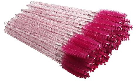 50 PCS Disposable Eyelash Brushes Mascara Wands Eye Lash Eyebrow Applicator Cosmetic Makeup Brush Tool Kits