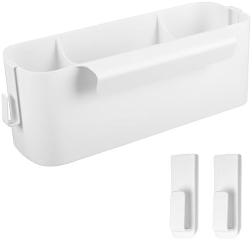 Panier Suspendu Rangement, Chevet Suspendu en Plastique pour Lits Superposés avec 2 Crochets Amovibles, Rangement Multi-table pour le Bureau, l'école, la Maison, le Dortoir, Magazines lits Panier