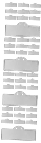 TOYANDONA 40stücke Aluminium Pflanzenmarker Wetterfeste Gartenschilder Für Blumen Pflanzen Und Bäume Für Gewächshaus Und Gartenbeschriftung