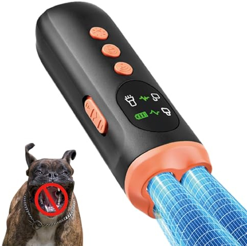 Vtizikl Anti Barking Device for Dogs, Ultrasonic Dog Repeller, 2025 New Dog Barking Deterrent Devices with HD Display and LED Flashlight for Indoor, Outdoor, All Dogs and Cats (Three Heads)