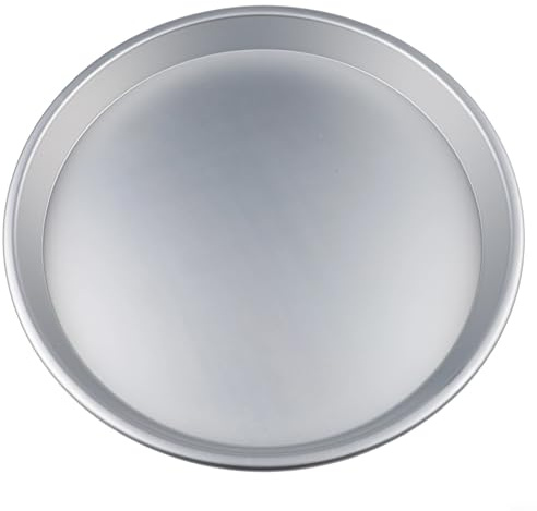 Set di teglie per pizza rotonde in alluminio anodizzato, con stili profondi e bassi per diverse preferenze di crosta, adatta al forno, dimensioni da 12 a 30,5 cm
