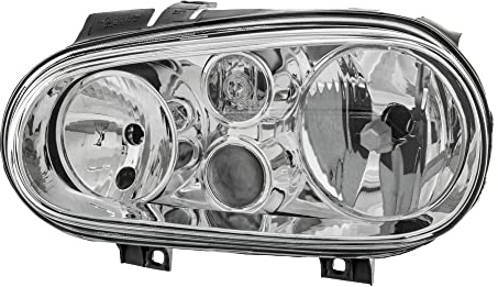 Diederichs Scheinwerfer links IV Bj. 08/97-03 H7+H1+H3 Frontscheinwerfer mit Nebelscheinwerfer, Silber mit Chromfinish, für Fahrzeuge mit Leuchtweiteregelung (elektrisch), nur für Rechtsverkehr
