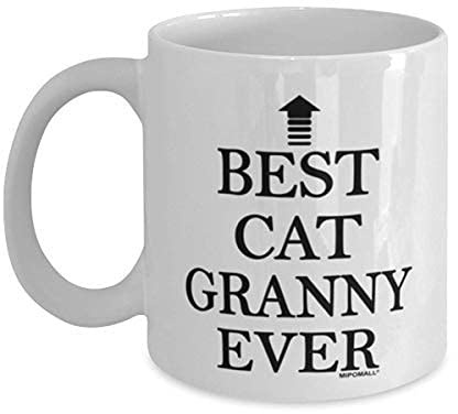 Taza Cat Grannys - Cat Granny - La mejor abuela gato de todos los tiempos - Tazas de café - Wma664