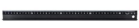 Tomotato Hochgenaues, rutschfestes L-Typ Messwerkzeug Schneidlineal für die Heimwerkerproduktion(45cm)