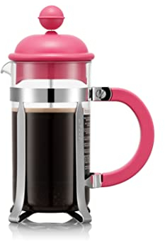 Bodum Caffettiera 1913-539BTR Tritan Coffee maker, 3 cup, 0.35 l, 12 oz, Bubblegum