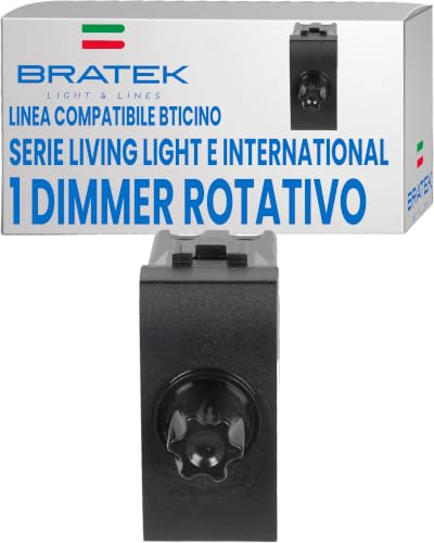 Bratek Interruttore Dimmer Compatibile BTicino LivingLight e International