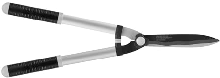 Cellfast Basic 42-430 Zweihand-Gartenschere zum Schneiden von Sträuchern, kleinen Bäumen und Hecken, Anti-Rutsch-Oberfläche, Gesamtlänge: 620 mm
