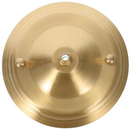 Veemoon Rosace Plafond en Cuivre pour Luminaire Suspendu, Kit de Plafonnier Vintage, Plaques de Recouvrement pour Plafonniers, Salon et Bar