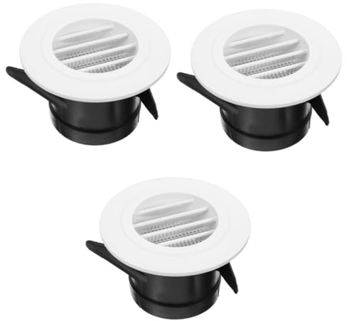 OSALADI 3 Piezas veneciano ventilación de aire acondicionado contraventanas interiores cubierta aire acondicionado rejillas de ventilacion salida para aire acondicionado el plastico