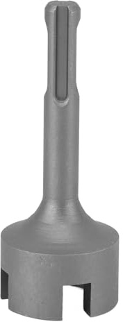 Destornillador de Varilla de Tierra SDS Plus, Destornillador de Broca de Acero con Toma de Conexión a Tierra de Alta Resistencia, Brocas Adaptadoras de Amplia Compatibilidad (Cruz)