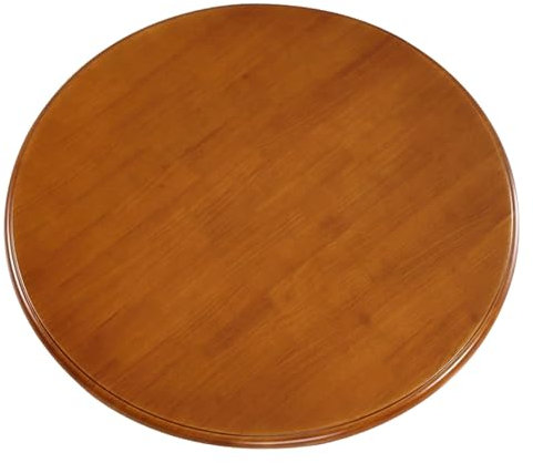 Sljovexity Vassoio da Portata in Legno Rotondo, Piatto Girevole Porta Tutto da 60-110 Cm, Vassoio Girevole Cucina Girevole Liscio, Vassoio Girevole da Tavolo con Base Silenziosa(60cm)
