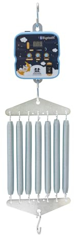 DHQCQL Federwiegenmotor, 12W Hängende Elektrische Wiegensteuerung mit Einstellbar Timer & Musiklautstärke, Elektrische Babyschaukel Steuerung für Babywiege und Babyhängematte, bis zu 19kg