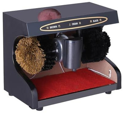 Cireuse de chaussures électrique à capteur automatique, Cireuse de chaussures commerciale en acier inoxydable, Cireuse de chaussures domestique électrique,BlackGold