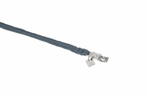 Eskadron Strick Führstrick Panikhaken Classic Sports Duralastic, Farbe:Steel Blue