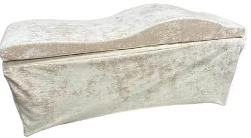 LUKYWANG Matelas Table De Massage Table de Massage en Velours for Extensions de Cils incurvées, Matelas for Salon de beauté Coussin Massage(Ice Brown Set,L180 W70 CM)