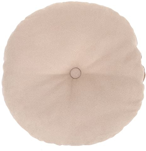 ibasenice Cojín de Suelo de Meditación Beige de Felpa, Ligero