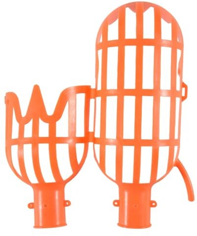 Cpolebev Recolector de frutas de gran altitud Sin 1 pieza Recolector de plastico sin poste Colector de fruta Herramienta de cosecha Jardin